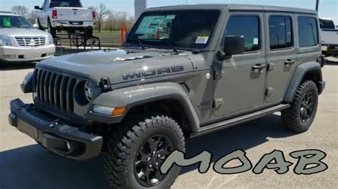 2019 JEEP WRANGLER UNLIMITED MOAB 4 DOOR 4X4 .